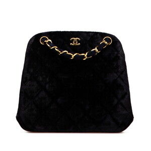 CHANEL Blue Logo Tote Bag